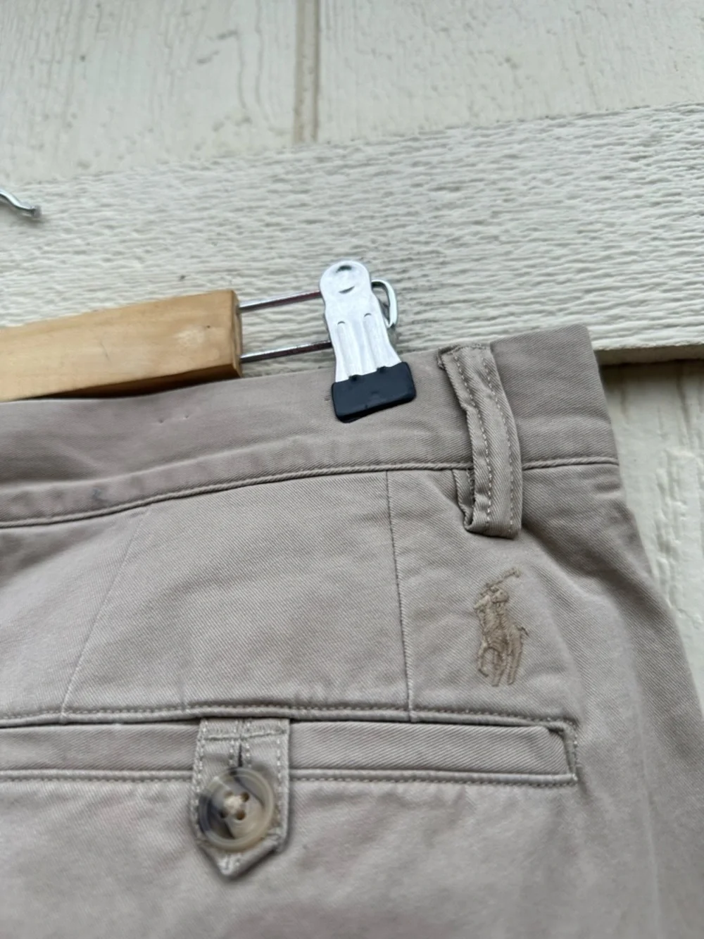 Polo Ralph Lauren Mens Stretch Slim Fit Chino Pants Size 32x32 Khaki/Beige - Picture 8 of 10